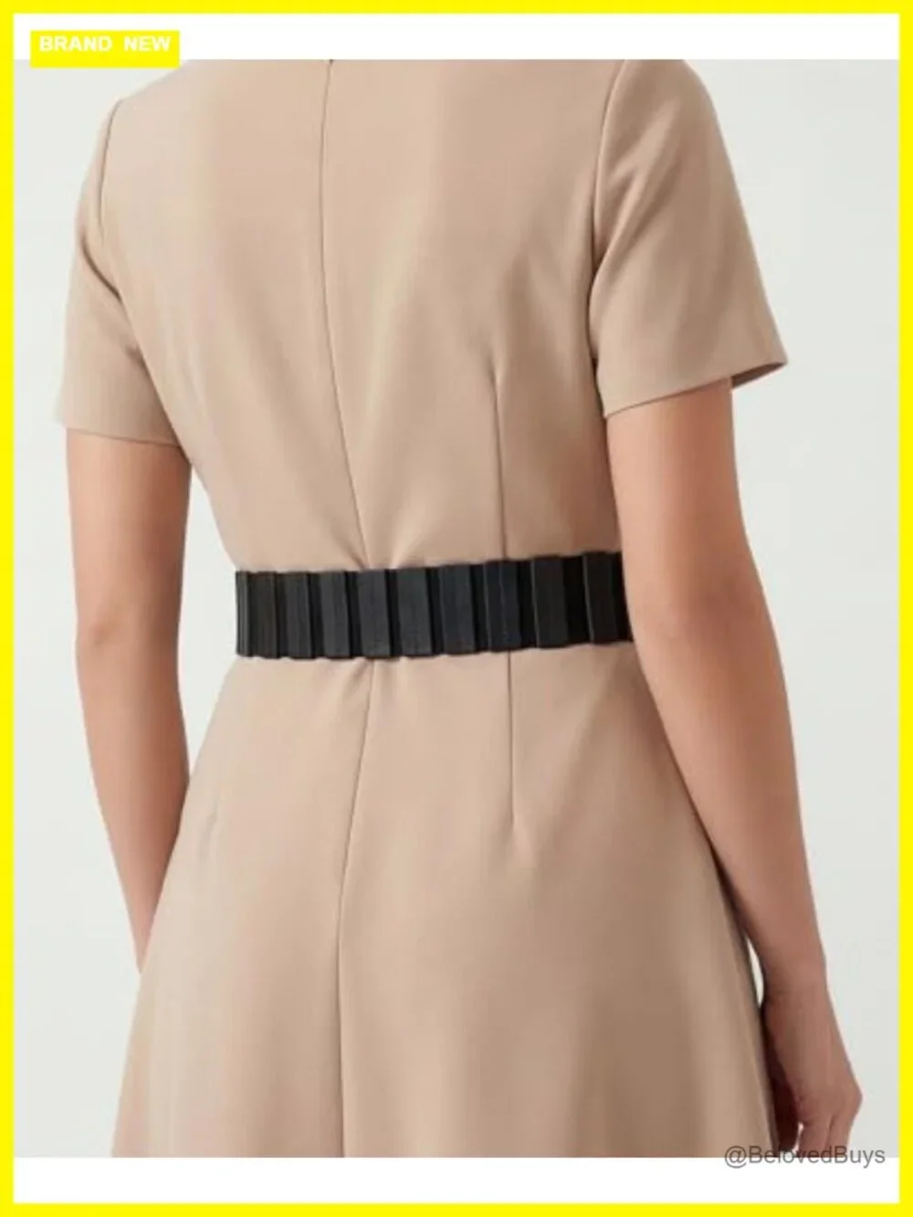 Faux Leather Cinch Belt with O-Ring Hook
